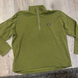 Patagonia Synchilla Men's Zip-Up Sweater in Olive